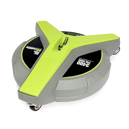 Hiclean  Pressure Washer Surface Cleaner with Wheels, 15 inch Wide, Universal Attachment - 3400 Max PSI