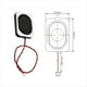 thumbnail image 5 of 5 Altavoces de Cavidad Cuadrada de 4 Ohmios y 3 W para Ordenador Portátil, de Cavidad Pequeña, Ultradelgados, 3525., 5 of 5