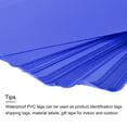 thumbnail image 4 of Unique Bargains Waterproof Eyelet Hole Plastic Shipping Tags,Outdoor Tags,40 x 60mm Blue 50pack, 4 of 5