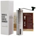 thumbnail image 3 of Manual Coffee Grinder ，with Adjustable Setting - Conical Burr Mill & Brushed Stainless Steel Whole Bean Burr Coffee Grinder for Office  Home  Traveling  Camping, 3 of 9