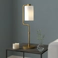 thumbnail image 7 of Evelyn&Zoe Rotolo 24" Tall Table Lamp with Fabric Shade, Brass/White, 7 of 7