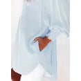 thumbnail image 3 of SOMER Button Down Shirts for Women Long Sleeve Womans Tops Smocked Cuffed Blouses for Women Dressy Collared Casual Shirts with Pocket, 3 of 6