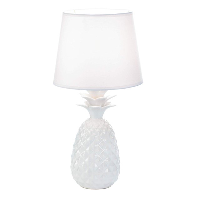 Lámpara de mesa Accent Plus Pineapple Toped White