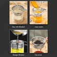 thumbnail image 3 of kurtrusly Stainless Steel Juice Tea Container With Glass Tea Strainer Efficient Filter For Juice Filtration 1200ML, 3 of 5