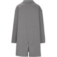 thumbnail image 6 of Women's Open Front Coatigan Long Sleeve Casual Lapel Cardigan Coat with Pockets Fall Winter Mid-Length Solid Coats, 6 of 7