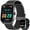 Black Steel Strap Watch + Black Silicone Strap, variant on 1.83" Steel Band Business Women Smartwatch, Wireless Call & Full Fitness Tracking, 3 Extra Straps for Android