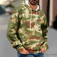 thumbnail image 1 of Styesk Sweatshirts pour Hommes Imprimé Mode Décontracté avec Poche à Cordon Manches Longues à Capuche, 1 of 5