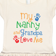 thumbnail image 3 of Inktastic Nanny and Grandpa Love Me Gift Toddler Girl Dress, 3 of 4
