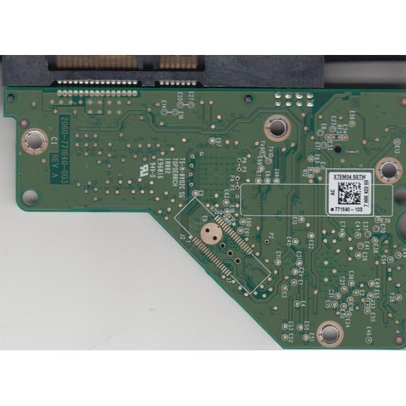 WD3200AAKX-00ERMA0, 771640-103 AC, WD SATA 3.5 PCB
