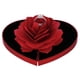 thumbnail image 5 of 2X Rosa Flor Giratoria de la Caja Del Anillo,Caja de Propuesta,Boda de Rose Caja Del Anillo(Sin Anillo), 5 of 5