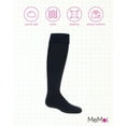 thumbnail image 6 of MeMoi  Cuffed Opaque Knee High Socks - Girls - Female, 9-11, Navy, 6 of 9