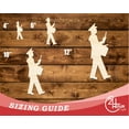 thumbnail image 3 of Unfinished Wood Band Dummer Player Shape | DIY Craft Cutout 18" / 1/2", 3 of 3