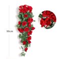 thumbnail image 2 of ShenMo Rattan Artificial Flower - Wall Hanging Artificial Flower Vine Decor Simulation Rose - Realistic Silk Decorative Plant for Manipulation, 2 of 5