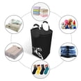 thumbnail image 2 of DouZhe 50L Rectangular Laundry Basket, Dangerous Lion King Face Prints Waterproof Foldable Laundry Hamper with Aluminum Handles, 2 of 6