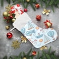 thumbnail image 6 of Christmas Stockings Plane TransportationXmas Presonalized Large Stocking Socks Set of 2 Cloud Candy Bag 18 in Holiday Gift Decor, 6 of 7