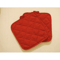 thumbnail image 3 of Home Collection Pot Holder Cotton for Home Kitchen, Set of 2 Total 4 Count. (Red) - 7" Square, 3 of 4