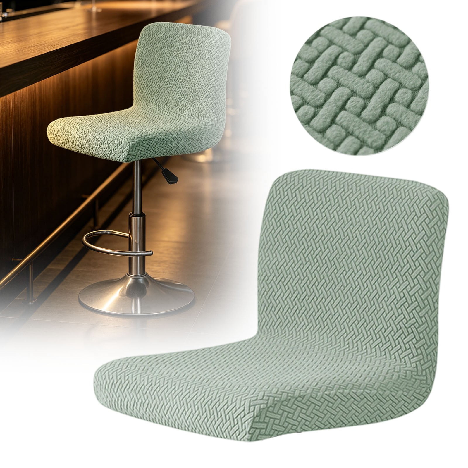 barstool seat cover stretch bar product