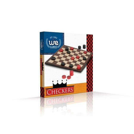 Nostalgic Red And Black Wooden Checkers Set Walmart Canada