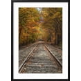 thumbnail image 2 of Art.com Autumn Railroad Tracks, White Mountain, New Hampshire Photographic Print by Vincent James, Black Frame Wall Art, 21" x 29", 2 of 5