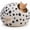 White Polka, variant on Luxurious Merino Cat Cave - Foldable Hideaway Pod For Indoor Cats Felt Kitten Pet Enclosure Covered House Ultimate Cozy Comfort By