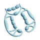 thumbnail image 1 of Rodillo de masaje de piernas, abrazadera multifunción para piernas, rodillo muscular único, herramienta de masaje de pantorrillas para , fitness, Azul, 1 of 10