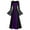 Purple, variant on Joau Halloween Costume, Womens Gothic Court Medieval Renissance Ball Gowns Cosplay Party Vintage Maxi Dress, Long Flare Sleeve Lace Up Retro Gowns