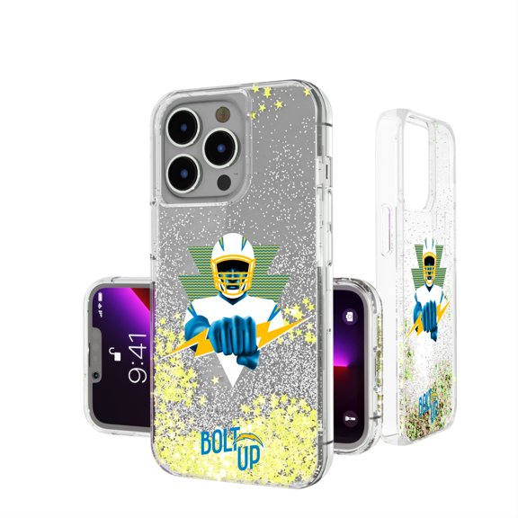 Keyscaper Los Angeles Chargers iPhone Glitter Case