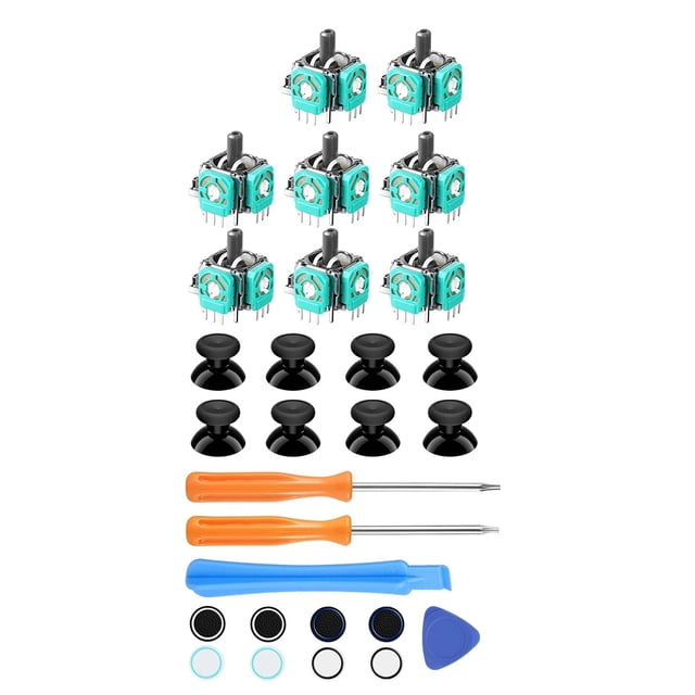 TAPDRA 3D Analogue Joystick Kit For Xbox One Switch Pro Controllers Fix Stick Drift Dead Zones Plastic Metal Material