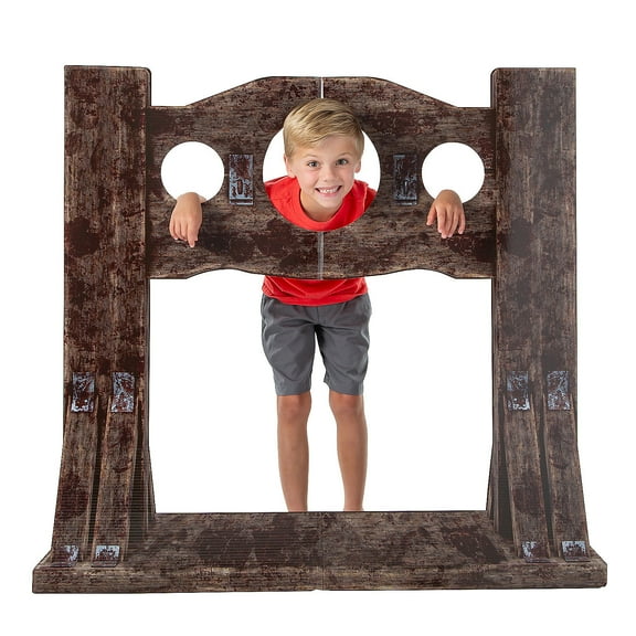Fun Express 48 1/4" x 44" Pillory Stocks Photo Booth Cardboard Cutout Stand-Up