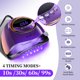 thumbnail image 3 of Secador de uñas UV JEWHITENY Purple Fast Dry para esmalte en gel, 3 of 7