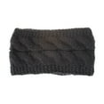 thumbnail image 1 of Qarigey Diadema de invierno para mujer, orejeras anchas de ganchillo tejidas a prueba de viento, suministros de Motor, accesorios de Accesorio para el cabello Negro, 1 of 6