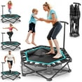 thumbnail image 1 of IMFIT Trampoline D\'entraînement Physique Pliable 42 Pouces / Capacité de Poids 331 lb / Rebond Ultra Silencieux / Guidon Réglable à 3 Niveaux / Conception Pliable Gain de Place / Cardio Intégral à Faible Impact / Assemblage Facile, 1 of 8