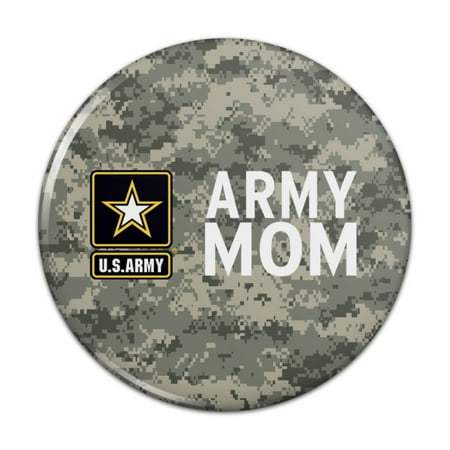 

U.S. Army Mom Kitchen Refrigerator Locker Button Magnet