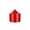 Red, variant on Mega Candles 1 pc Unscented Black Dome Top Round Pillar Candle, Hand Poured Premium Wax Candles 3 Inch x 3 Inch, Home Décor, Wedding Receptions, Baby Showers, Birthdays, Celebrations, Party & More