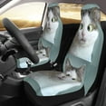 thumbnail image 3 of Fotbe Funny Cat Pattern Automotive Seat Covers for Cars Trucks and SUVs – Car Seat Covers for Front Seats,Protective Seat Covers,Vehicle Seat Covers, Set of 2, 3 of 9