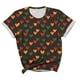 thumbnail image 5 of Camisetas de Verano de Manga Corta de las Mujeres Cuello Redondo Impresión Casual de Manga Corta, Ligero Suave, 5 of 5