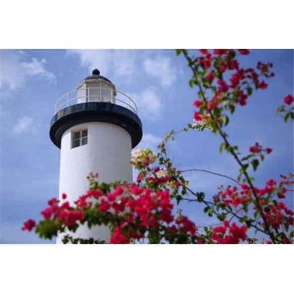 Posterazzi PDDCA27BJA0020 Puerto Rico Viegues Island Lighthouse of Rincon Poster Print by Jaynes Gallery - 27 x 18 in.