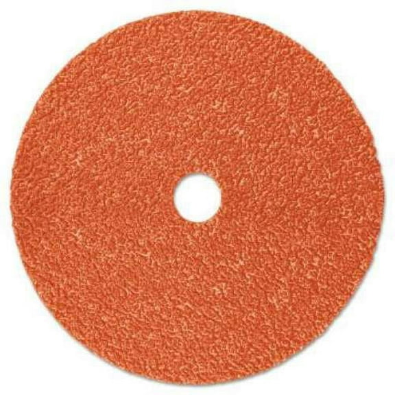 Fibre Disc 787C, Precision Shaped Ceramic, 7 in dia x 7/8 in Center Hole, 60 Grit, Die 700BB