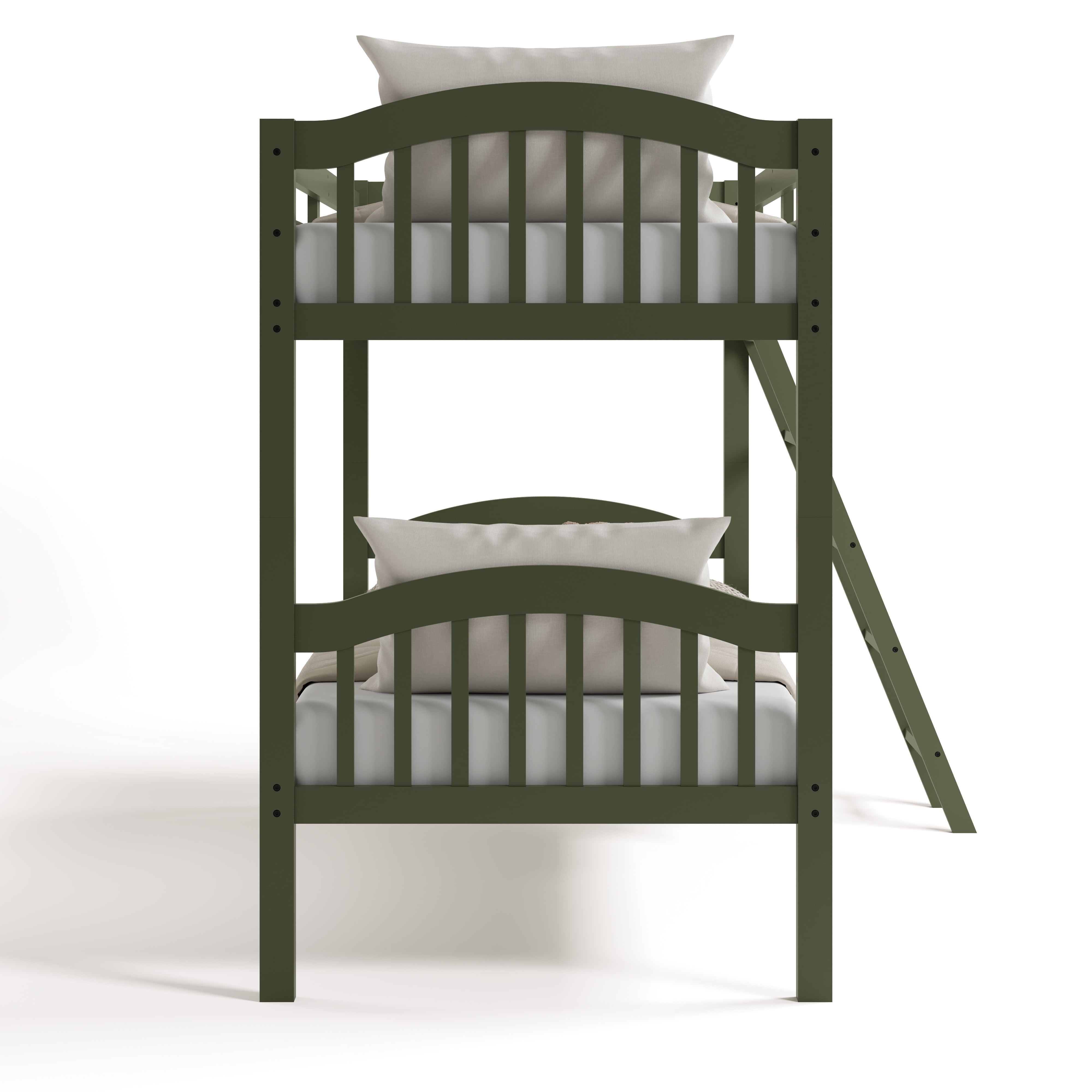 Storkcraft Long Horn Solid Hardwood Twin Bunk Bed