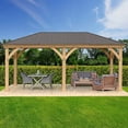 thumbnail image 2 of Yardistry YM11775COM Yardistry 12 x 20 Meridian Gazebo, 2 of 8
