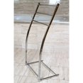 thumbnail image 3 of Kingston Brass  Pedestal Chrome Iron Towel Rack - silver, 3 of 3