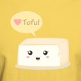 thumbnail image 3 of CafePress - Kawaii Tofu Asking People To Love Tofu Light T Shi - Light T-Shirt - CP, 3 of 4