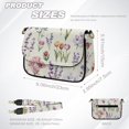 thumbnail image 7 of ZUXONGSY Tulip Lavender Print Shoulder Handbag for Women Lightweight Crossbody Bag Fashion Satchel with Adjustable Wide Strap for Dating Workout, 7 of 7
