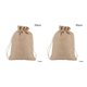 thumbnail image 2 of Matsuzay 50 unids/lote de bolsas de lino con cordón, bolsas de regalo para recuerdo de boda, bolsas para cosméticos para Baby Shower, bolsas para joyas Type5 NO5 Matsuzay CBP118241, 2 of 5