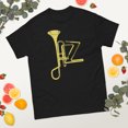 thumbnail image 2 of Jazz Music Retro Vintage Jazz Musician Graphic classic tee (Black, S), 2 of 4