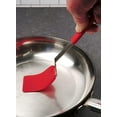 thumbnail image 3 of Stainless Steel Flexible Nylon Spatula - Small - Red 10.75x2x3.25, 3 of 4