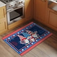 thumbnail image 2 of Independence Day Entryway Rug 2'x3'&nbsp; Non Slip Front Door Mats, Patriotic Gnomes USA Flag Firework Entrance Rugs Indoor Outdoor Carpet, Washable Floor Mats Small Area Rug for Bedroom Kitchen, 2 of 8