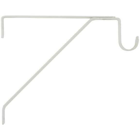 National Hardware White Shelf/Rod Bracket, Bulk N234-971