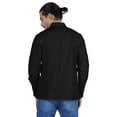 thumbnail image 5 of Atasi Indian Mens Henley Shirt Long Sleeve Casual Mandarin Collar Short Kurta, 5 of 7