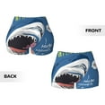 thumbnail image 5 of Kdxio Great White Shark Print Workout Shorts for Women Seamless Soft Smooth Gym Yoga Scrunch Active Shorts, 5 of 9
